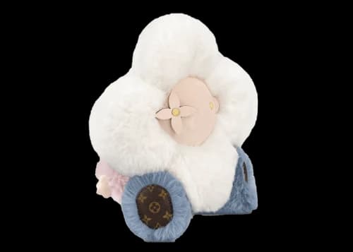 Louis Vuitton Vivienne Doudou Wood Figure GI0582 White