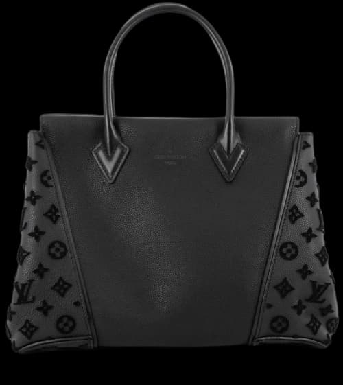 Louis Vuitton Tufted W Monogram Veau Cachemire PM Black
