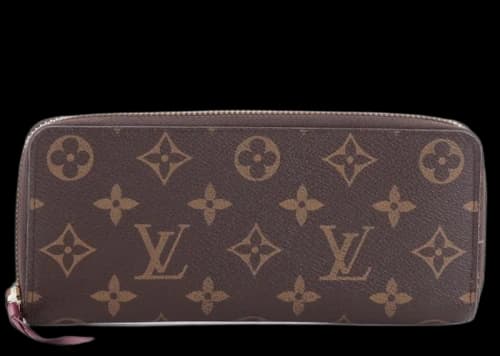 Louis Vuitton Clemence Wallet Monogram Brown/Berry