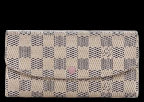 Louis Vuitton Wallet Emilie Damier Azur Rose Ballerine Interior