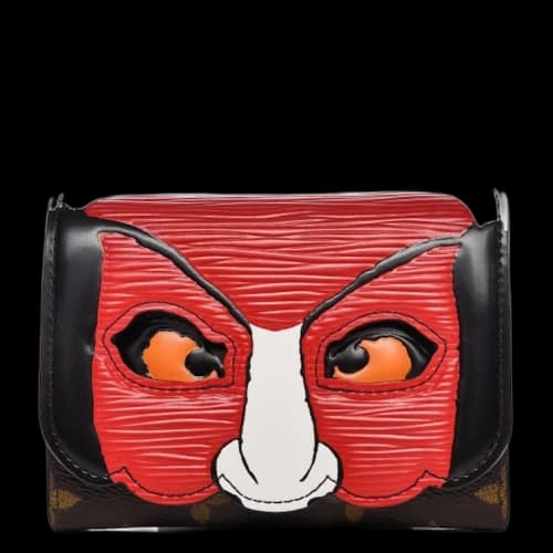 Louis Vuitton x Kansai Yamamoto Victorine Wallet Monogram Kabuki Brown Multicolor