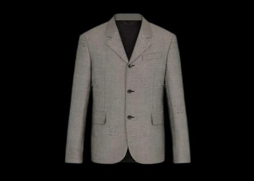 Louis Vuitton x Nigo Giant Damier 3 Buttons Jacket Noir