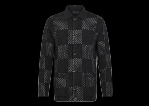 Louis Vuitton x Nigo Giant Damier Rib Jacket Gris Fonce