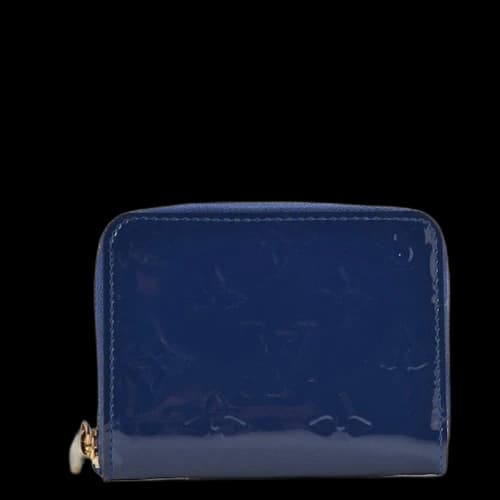 Louis Vuitton Zippy Coin Purse Monogram Vernis Grand Bleu