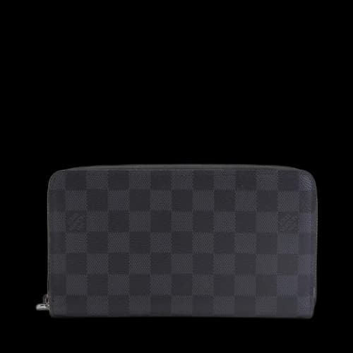 Louis Vuitton Zippy Wallet Organizer Damier Graphite