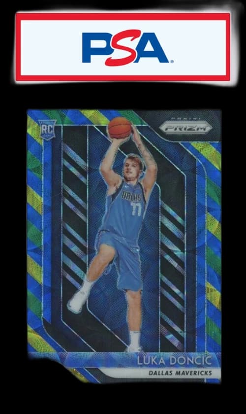 Luka Doncic 2018 Panini Prizm Rookie Choice Blue/Yellow/Green #280 (PSA or BGS Graded)