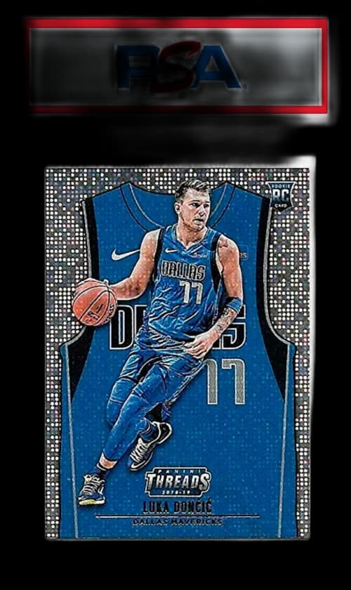 Luka Doncic 2018 Panini Threads Rookie Dazzle #141 (PSA or BGS Graded)