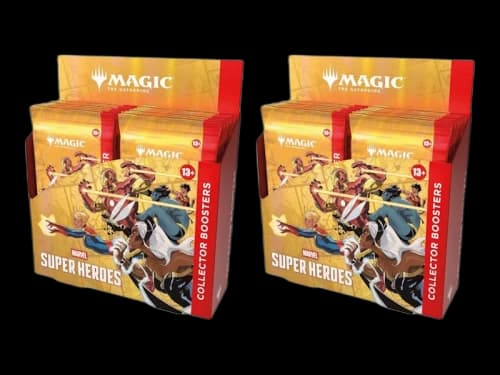 Magic: The Gathering Marvel Super Heroes Collector Boosters 2x Lot