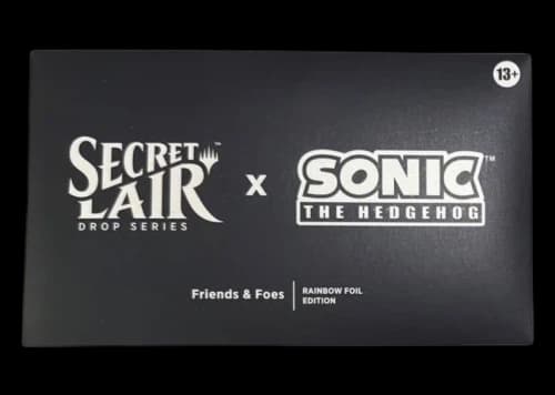 Magic: The Gathering Secret Lair Series Sonic The Hedgehog Friends & Foes Rainbow Foil