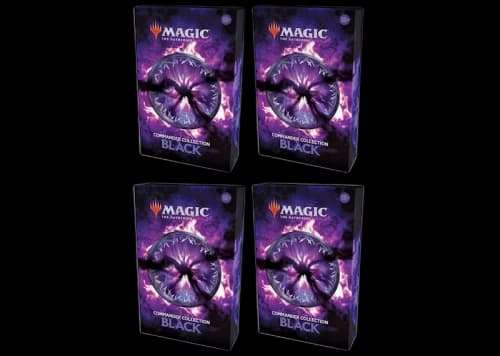 Magic: The Gathering TCG Commander Collection: Black Box Set 4x Lot