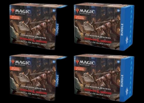 Magic: The Gathering TCG Commander Legends: Battle for Baldur's Gate Bundle Box 4x Lot