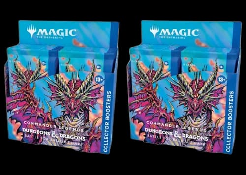 Magic: The Gathering TCG Commander Legends: Battle for Baldur's Gate Collector Booster Box - 12 Packs (180 Cards) 2x Lot