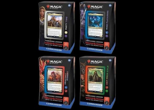Magic: The Gathering TCG Commander Legends: Battle for Baldur's Gate Commander Deck Set of 4