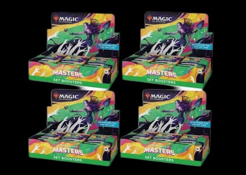 Magic: The Gathering TCG Commander Master Set Booster Box 4x Lot