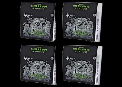 Magic: The Gathering TCG Double Masters 2022 Collector Booster Box - 4 Packs (60 Cards) 4x Lot