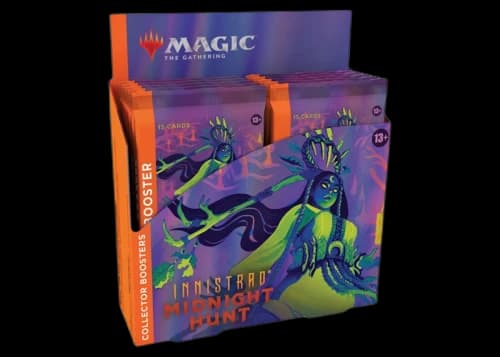 Magic: The Gathering TCG Innistrad: Midnight Hunt Collector Booster Box - 12 Packs (180 Cards)
