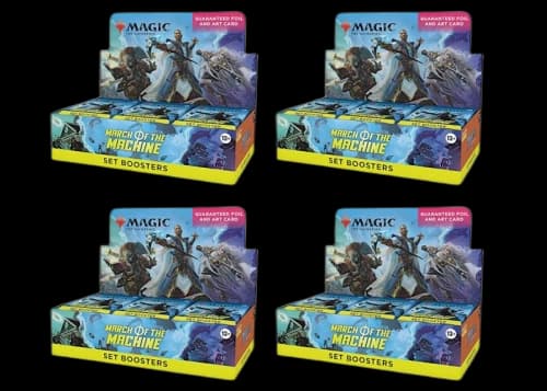 Magic: The Gathering TCG March of the Machine Set Booster Box 4x Lot