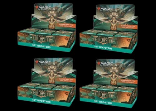Magic: The Gathering TCG Streets of New Capenna Set Booster Box 4x Lot