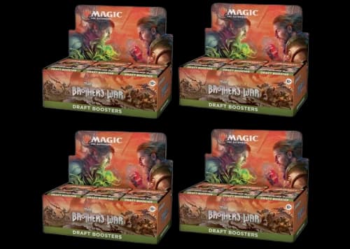 Magic: The Gathering TCG The Brothers' War Draft Booster Box 4x Lot