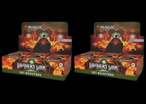 Magic: The Gathering TCG The Brothers' War Set Booster Box 2x Lot