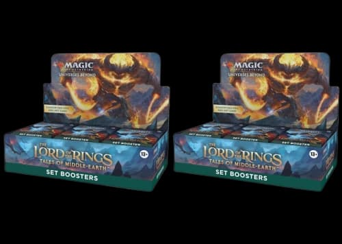 Magic: The Gathering TCG The Lord of The Rings Tales of Middle-Earth Set Booster Box 2x Lot