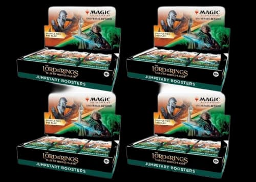Magic: The Gathering Universes Beyond The Lord of the Rings Takes of Middle Earth Jumpstart Booster 4x Lot