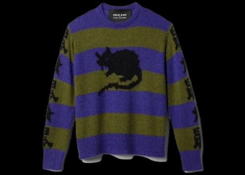 Marc Jacobs x Stray Rats The Grunge Sweater Purple Multi