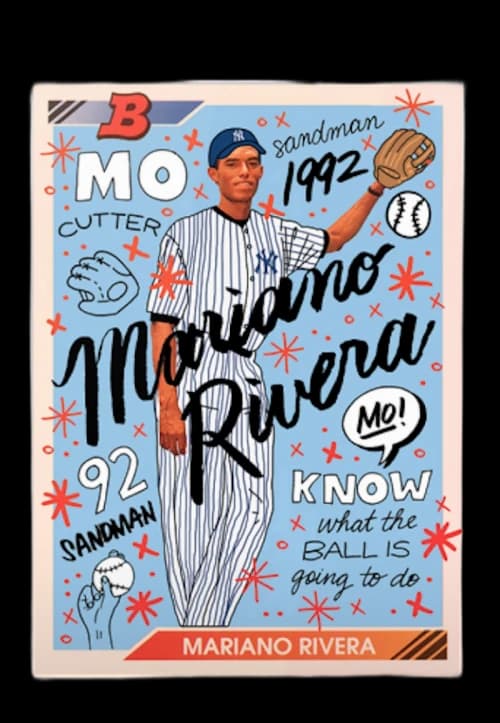 Mariano Rivera 1992 Topps Project 2020 Sophia Chang Artist Proof /20 #8