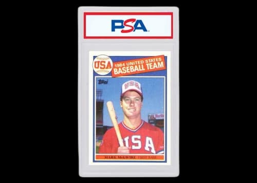 Mark McGwire 1985 Topps Rookie 1984 USA Baseball Team #401 (PSA or BGS Graded)