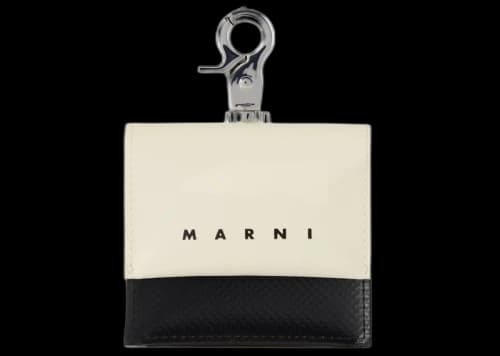 Marni Printed AirPods Holder White/Black