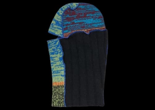 Marni Wool Balaclava Blue/Multi