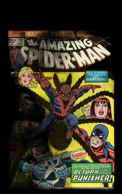 Marvel Amazing Spider-Man #135 (Origin of Punisher) Comic Book CGC Graded