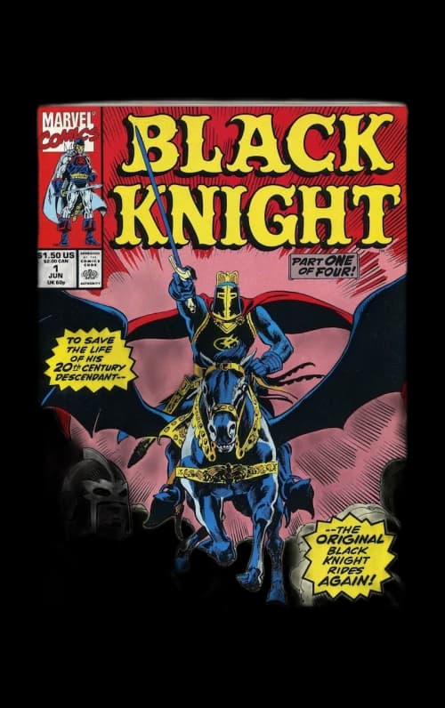 Marvel Black Knight (1990 1st Series Marvel) #1 Comic Book CGC Graded