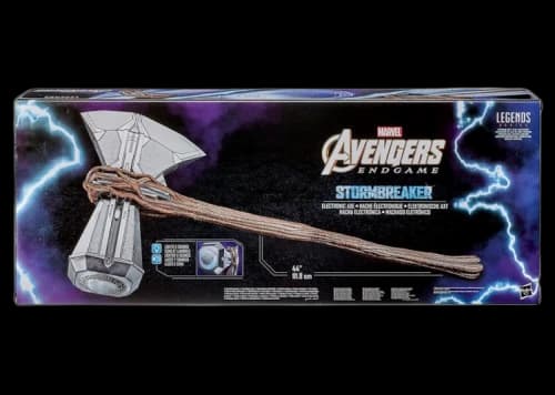 Marvel Legends Avenger Endgame Thor's Stormbreaker Electronic Axe Silver