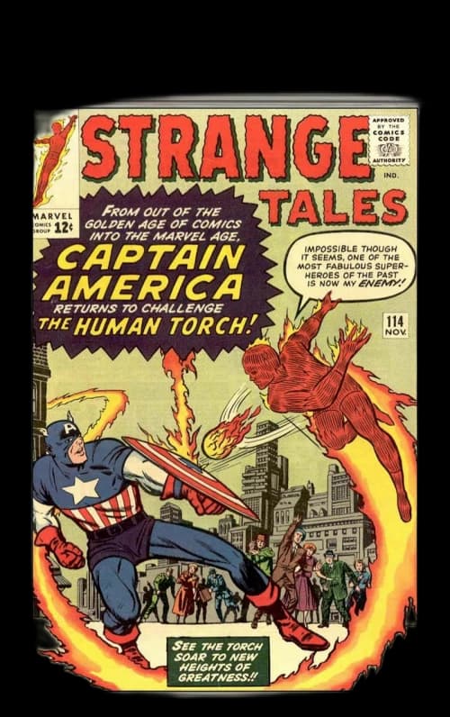 Marvel Strange Tales #114 (Captain America Key Issue) Comic Book CGC Graded