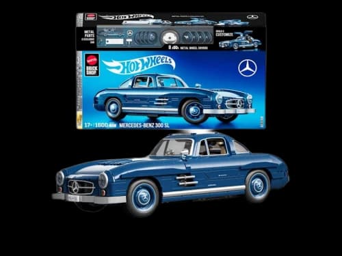 Mattel Brick Shop Hot Wheels Mercedes-Benz 300 SL Building Set