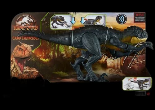 Mattel Jurassic World Slash N' Battle Scorpios Rex Action Figure Black