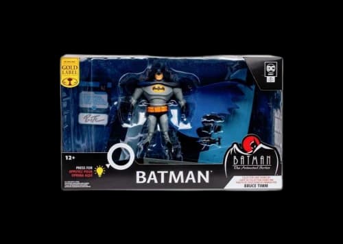 McFarlane Toys DC Comics Batman the Animated Series 30th Anniversary Gold Label Designer Edition Signed NYCC Exclusive Action Figure