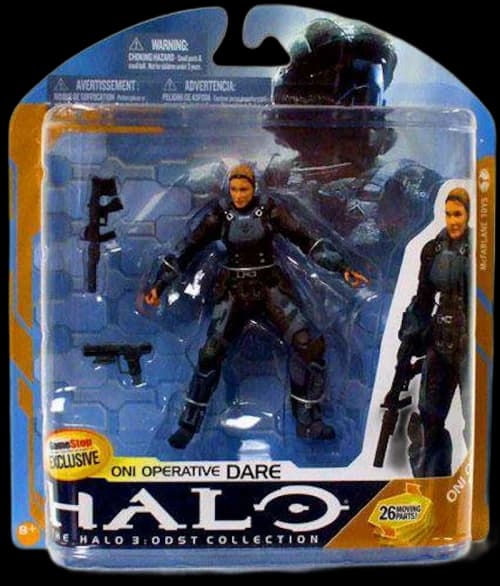 McFarlane Toys Halo Series 8 ONI Operative Dare GameStop Exclusive Action Figure