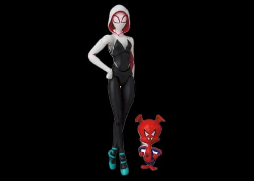 Medicom Spider-Man: Into The Spider-Verse MAFEX No.134 Spider-Gwen & Spider-Ham Action Figure