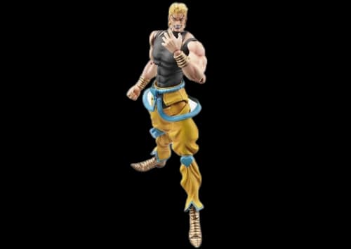 Medicom Super Action Statue JoJo's Bizarre Adventure Part 3 Stardust Crusaders Dio Brando Awakening Vesion Action Figure Black & Yellow