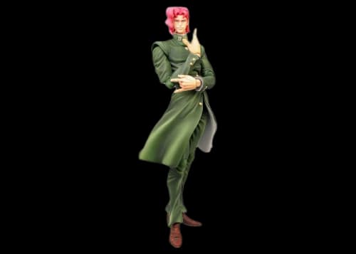 Medicom Super Action Statue JoJo's Bizarre Adventure Part 3 Stardust Crusaders Noriaki Kakyoin Chozokado Action Figure Green