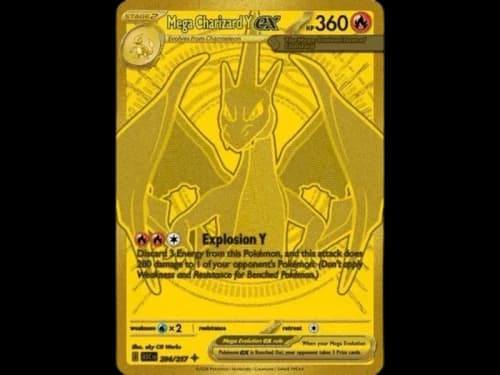 Mega Charizard Y ex 2026 Pokémon Ascended Heroes Mega Hyper Rare 294/217 (Ungraded)