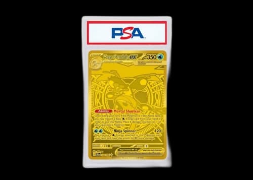 Mega Greninja 2026 Pokémon Mega Evolution Chaos Rising Mega Greninja ex Gold Card (English) 122/086 (PSA or BGS Graded)