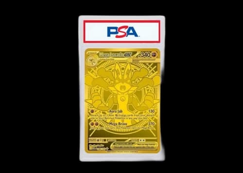 Mega Lucario ex 2025 Pokémon Mega Evolution Holo 188/132 (PSA or BGS Graded)