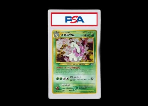 Meganium 2000 Pokémon Neo Genesis PRMF-1 Premium File Holo Rare (Japanese) No.154 (PSA or BGS Graded)