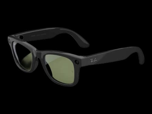 Meta x Ray-Ban Wayfarer Glasses (Gen 2) Standard 0RW4012_601/7150 Shiny Black/Green