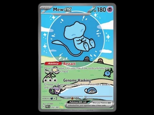 Mew ex 2023 Pokémon Scarlet & Violet Paldean Fates Special Illustration Rare 232/091 Ungraded