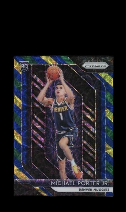 Michael Porter Jr. 2018 Panini Prizm Rookie Choice Blue/Yellow/Green #32 (PSA or BGS Graded)
