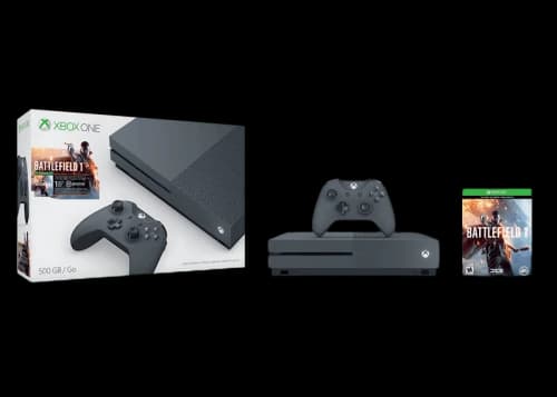 Microsoft Xbox One S 500GB Battlefield Bundle Console (ZZG-00028) Gray